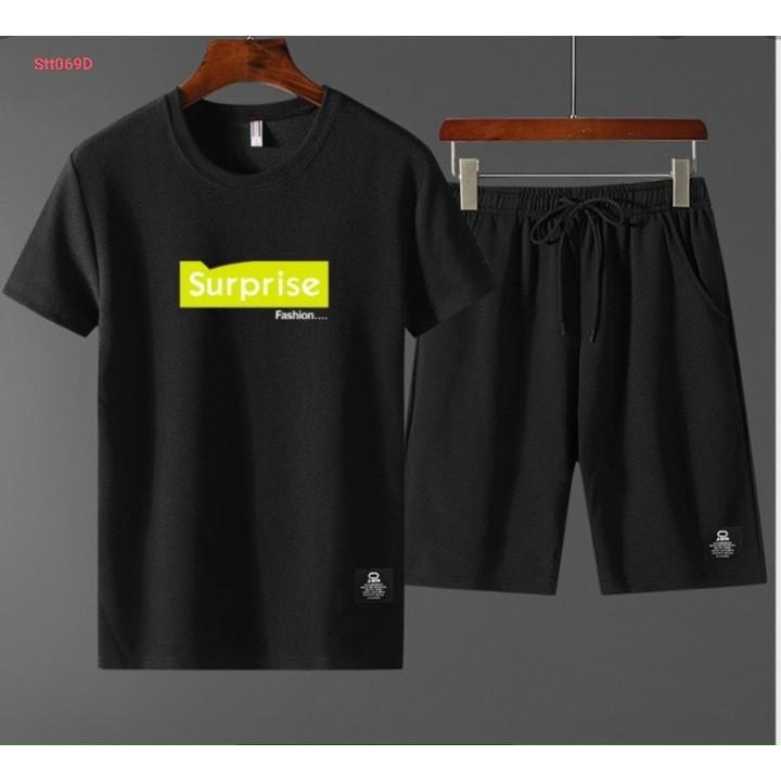 Đồ bộ nam nữ unisex mùa hè chất mè xịn co giãn 4 chiều thoáng mát (Surise