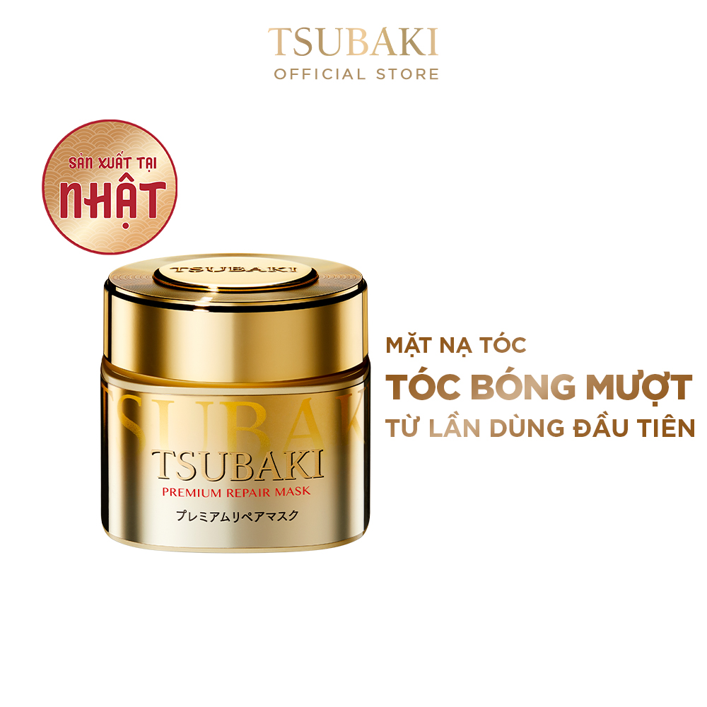 Bộ 5 sản phẩm Tsubaki Phục hồi ngăn rụng tóc chuyên sâu (Gội Xả 490ml/chai + Kem Xả 180g + Mặt nạ tóc 180g + Dầu dưỡng 50ml)