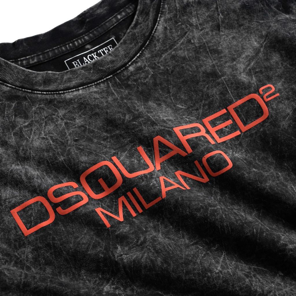 Áo thun xám Wash BLACK TEE vải cotton 100% dày dặn mềm mịn cao cấp dành cho nam nữ TSBLT0035