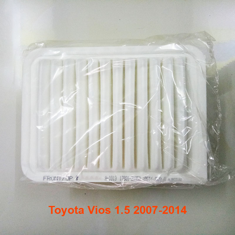 Lọc gió động cơ cho xe Toyota Vios 1.5 2007, 2008, 2009, 2010, 2011, 2012, 2013, 2014 17801-0D090 mã A1013-5