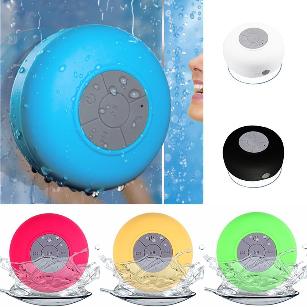 Loa Bluetooth không dây chống nước có micro kèm đế hít gắn tường