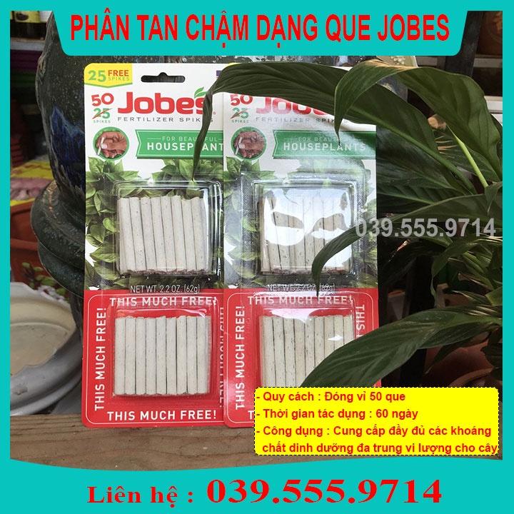 Phân Que Mỹ JOBES dạng tan chậm cho hoa lan, cây cảnh