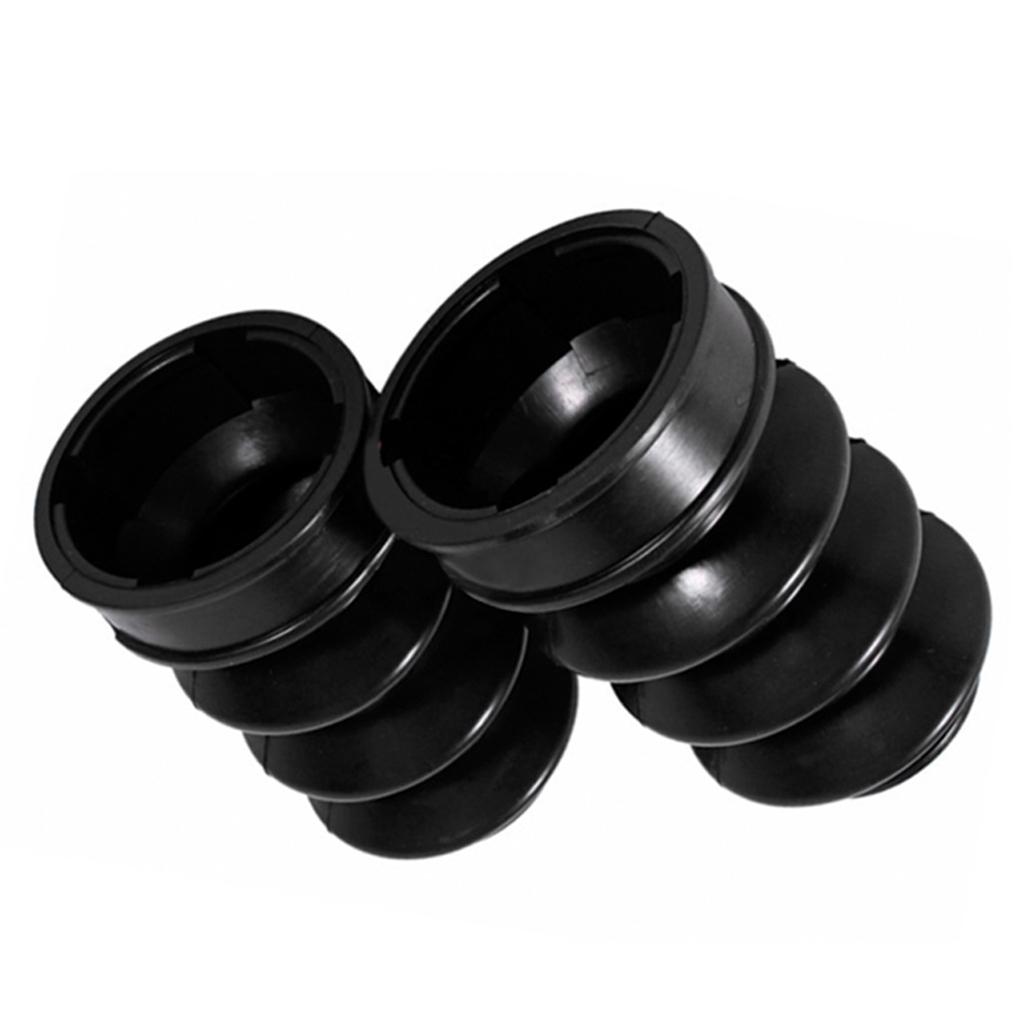 Black Rubber Fork Front Gaiter Boots for XL883 XL1200