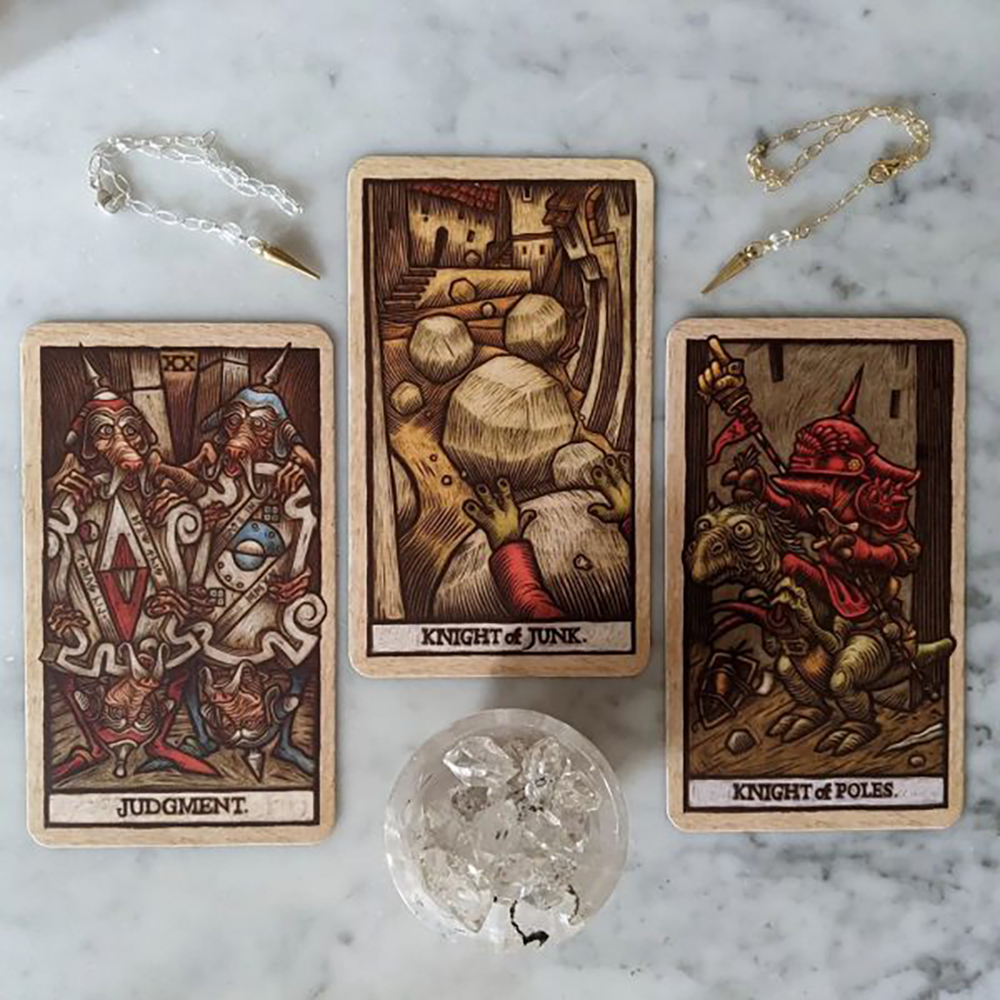 Bộ Bài Labyrinth Tarot 78 Lá Bài Đá Thanh Tẩy