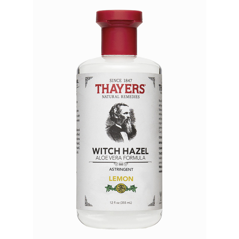 Nước hoa hồng hương chanh THAYERS Lemon Witch Hazel Astringent 355ml + Túi Bông Tẩy trang Ipek 80 miếng