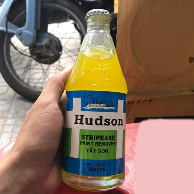 Tẩy sơn chai trên bề mặt kim loại Hudson (chai 350cc)