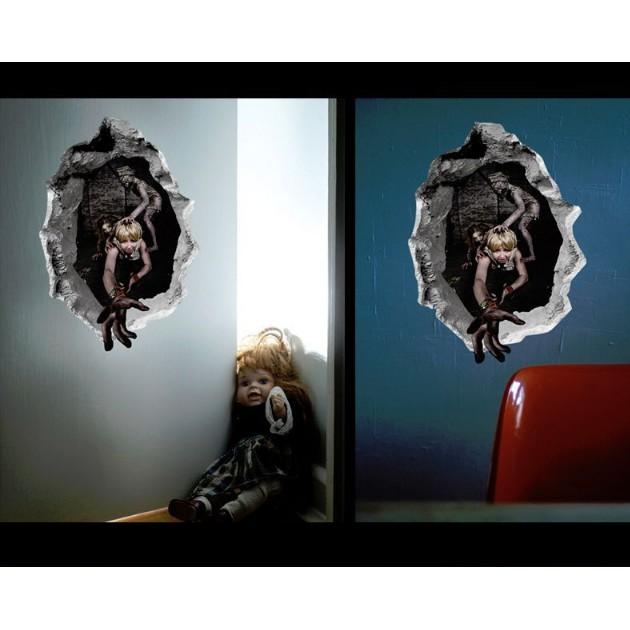 Decal trang trí tường - Tranh 3D lễ hội Halloween