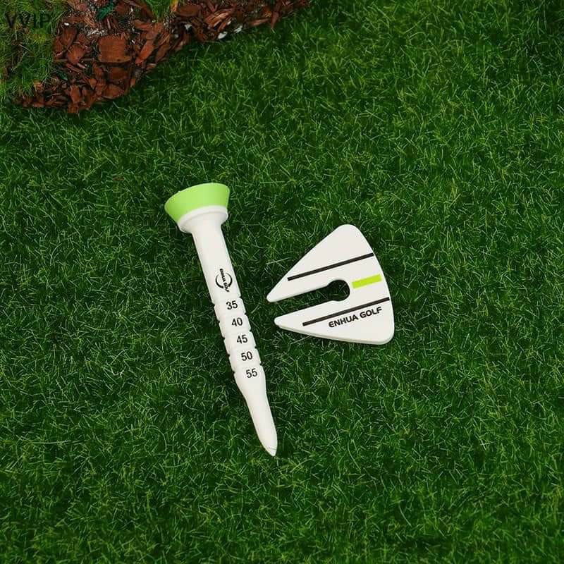 tee golf thế hệ mới, chất liệu nhựa dẻo, điều chỉnh độ cao theo ý, có vạch kẻ line