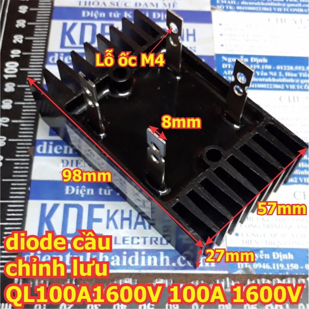 diode cầu chỉnh lưu QL100A1600V 100A 1600V kde6167