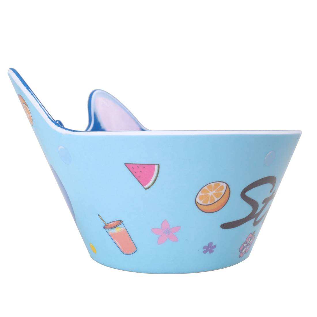 Chén tô ăn dặm melamine Disney hình Stitch 3D cho bé trai