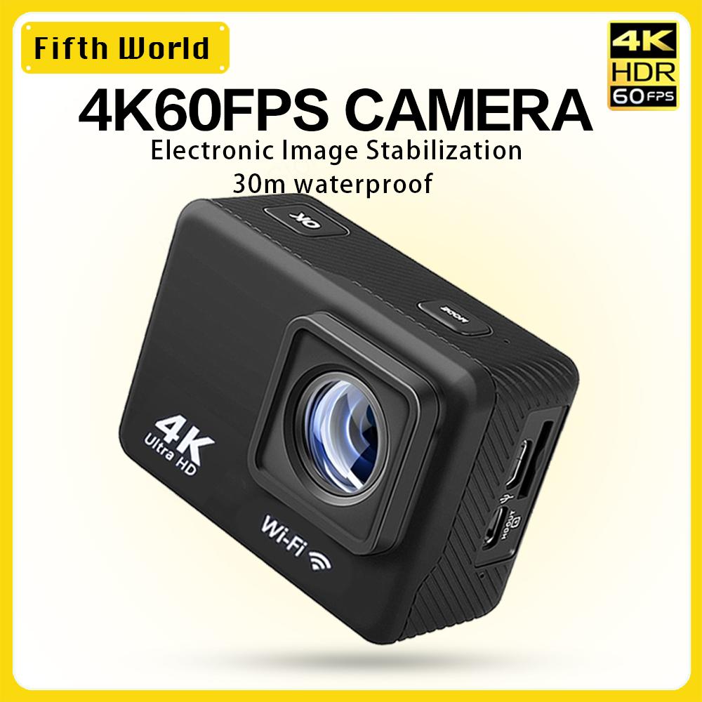 2023 Camera hành động mới 4K 60fps với màn hình điều khiển từ xa Máy ảnh máy ảnh thể thao chống thấm nước camera camera camera camera