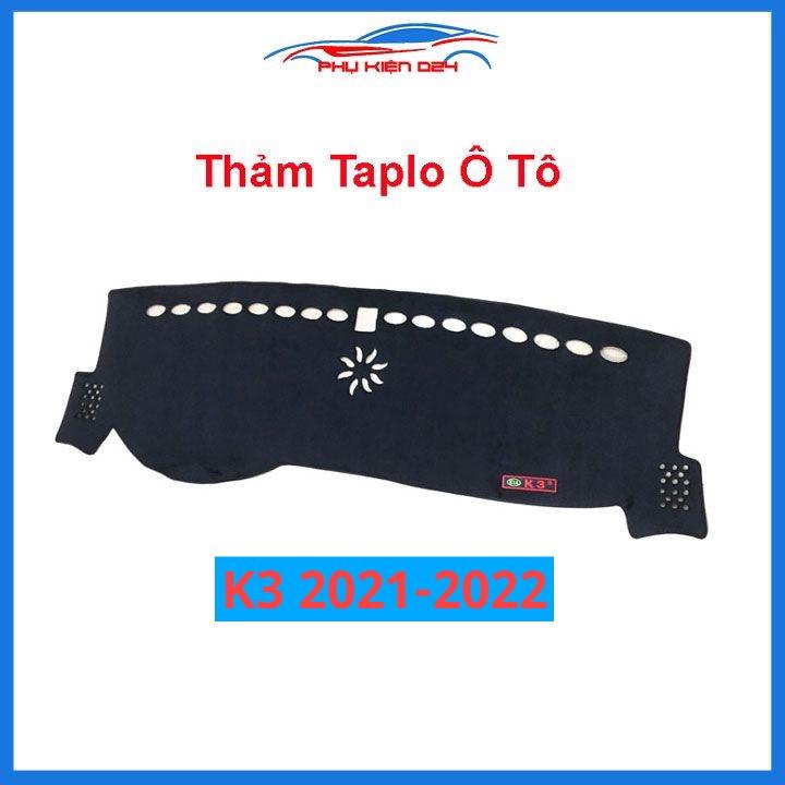 Thảm táp lô taplo Kia K3 2021-2022 chống nắng trang trí cho xe