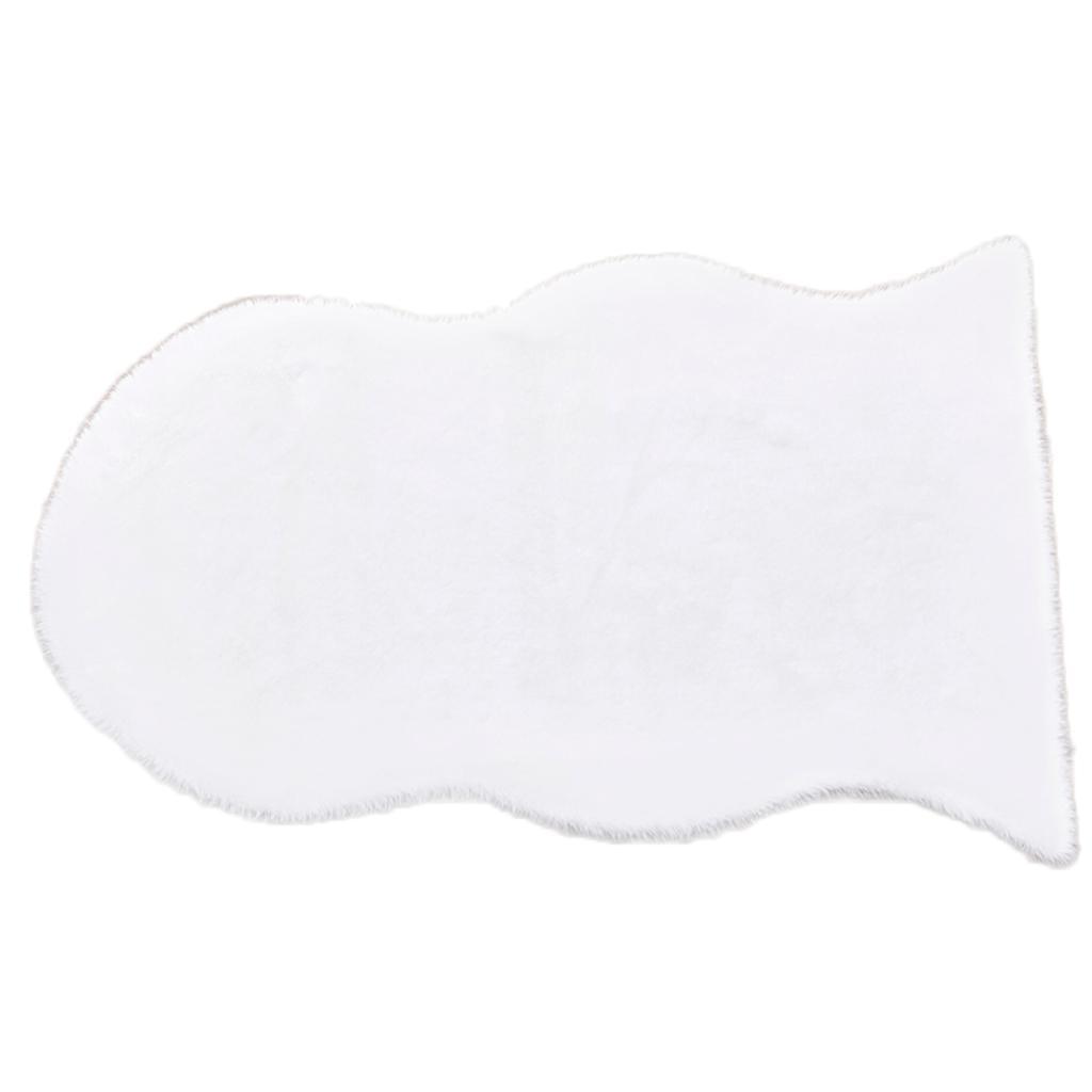 Soft Area Rugs for Kids Room Play Mat Anti- Nursery Carpets White