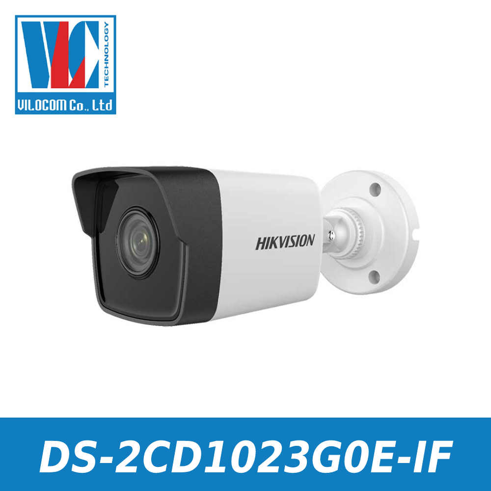 Camera IP hồng ngoại 2.0 Megapixel HIKVISION DS-2CD1023G0E-IF - Hàng Chính Hãng