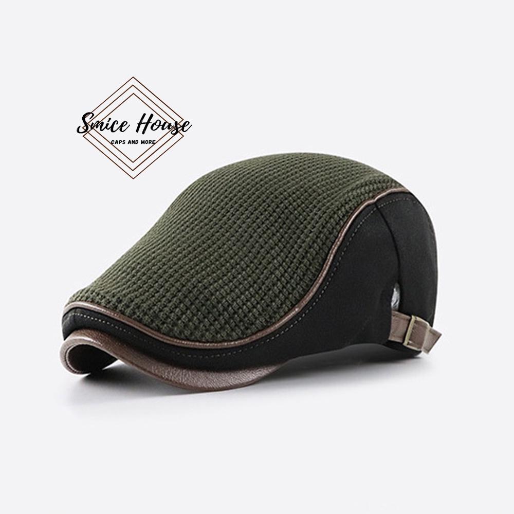 Nón beret denim Jamont nam cao cấp thoáng khí mũ nồi nam cao tuổi cho ông và bố hàng nhập khẩu- Smice House