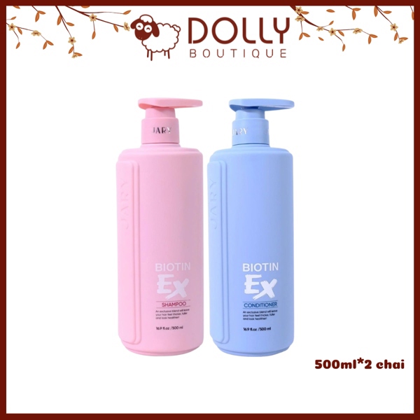 Bộ Dầu Gội Xả Jary Biotin Ex 500ml*2 chai