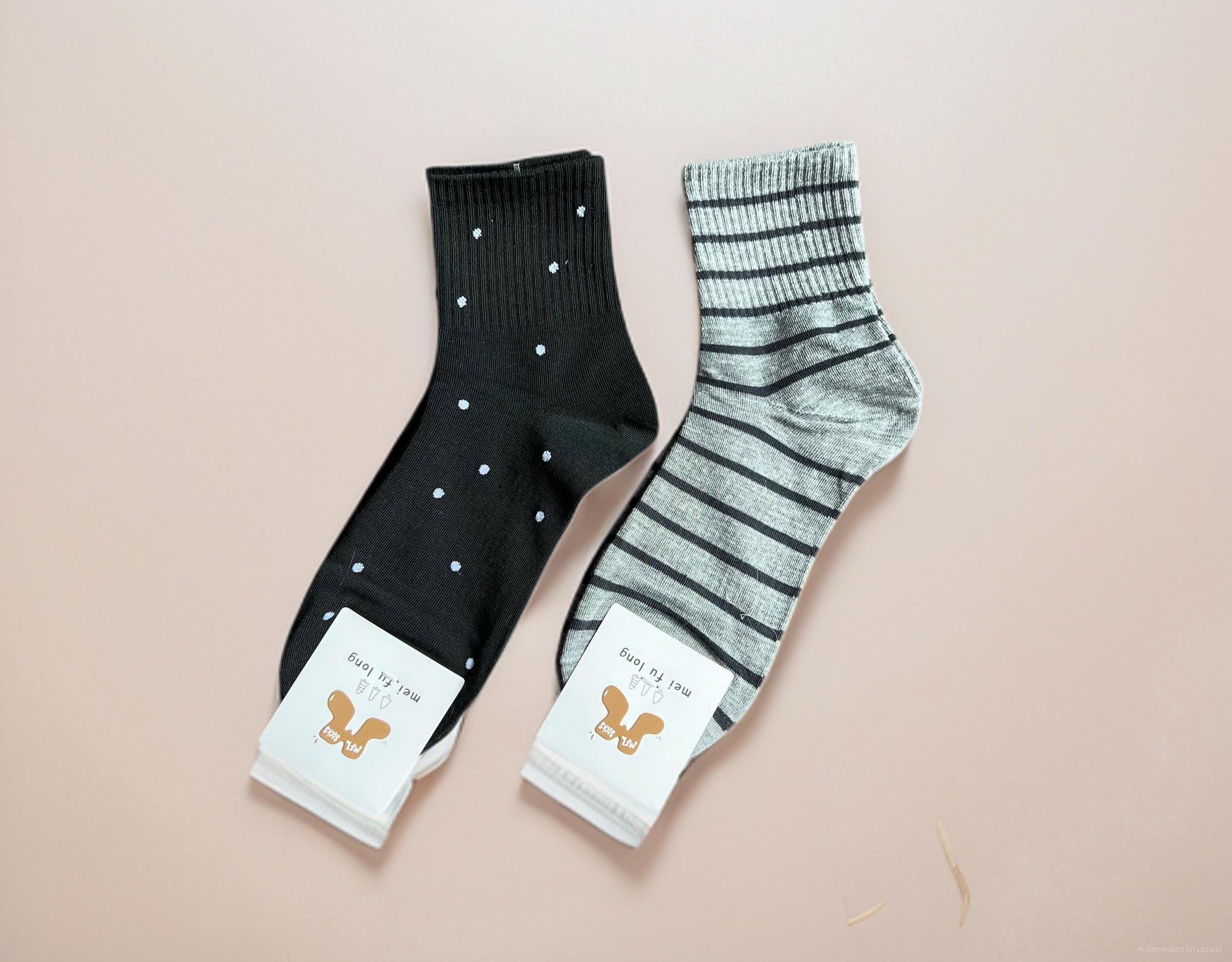 SET 5 ĐÔI TẤT VỚ NỮ CAO CỔ MÃ 24 DÀNH CHO NỮ