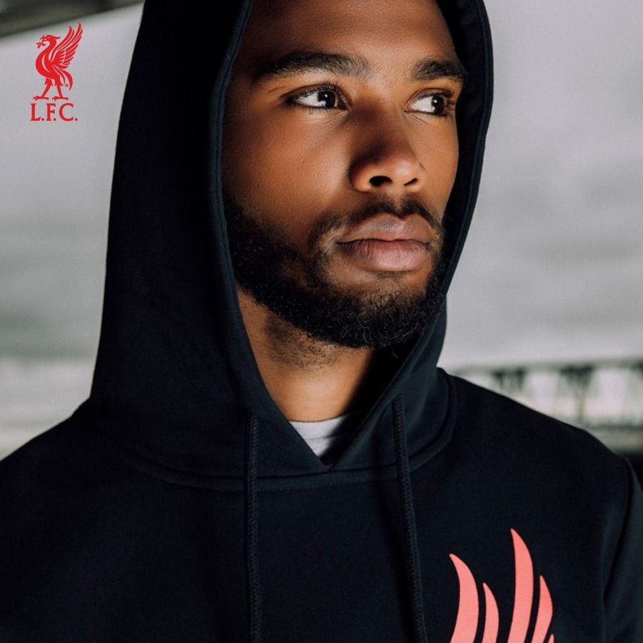 Áo hoodie tay dài có nón thể thao nam LFC Liverbird - A15018