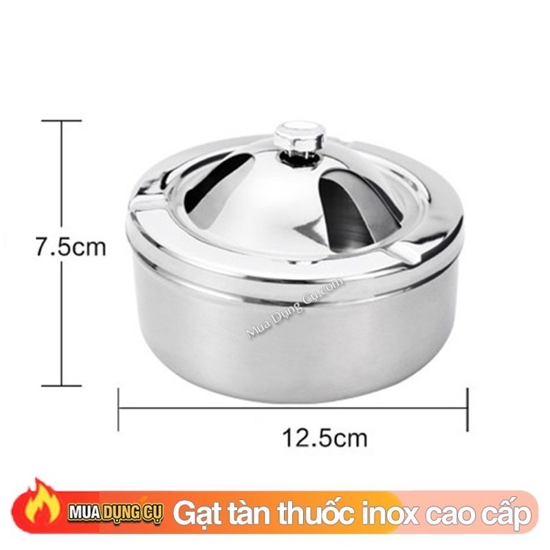 Gạt tàn inox dạng xoay