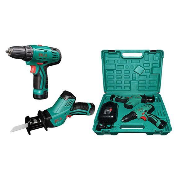 BỘ COMBO MÁY KHOAN VÀ MÁY CƯA KIẾM DÙNG PIN DCA ADKIT02EK - HÀNG CHÍNH HÃNG