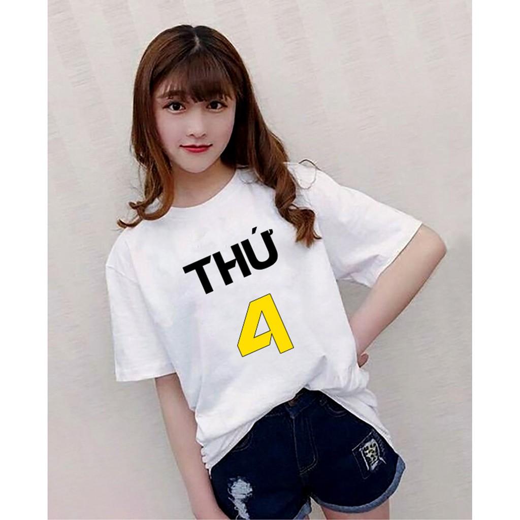 7 Áo Thun Theo Thứ - Trọn bộ Hàn Quốc