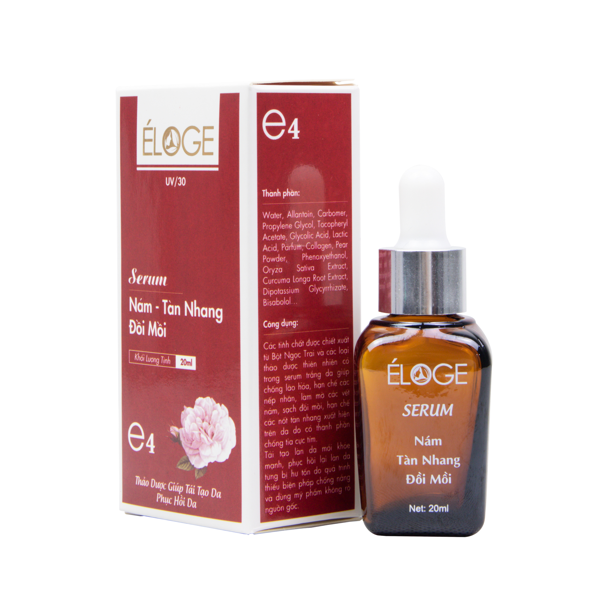 SERUM NÁM - TÀN NHANH ELOGE E4 - KHẢ TÂM - GIẢM THÂM NÁM, LÀM SÁNG DA