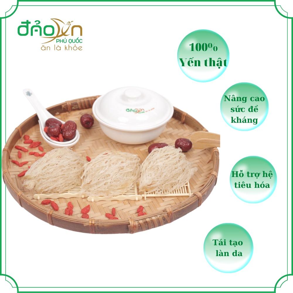 Yến sào Đảo Yến Phú Quốc - Tổ yến Hồng tinh chế nguyên sợi - Hỗ trợ sức khỏe - Tăng sức đề kháng, hệ miễn dịch - Tổ yến cho bé