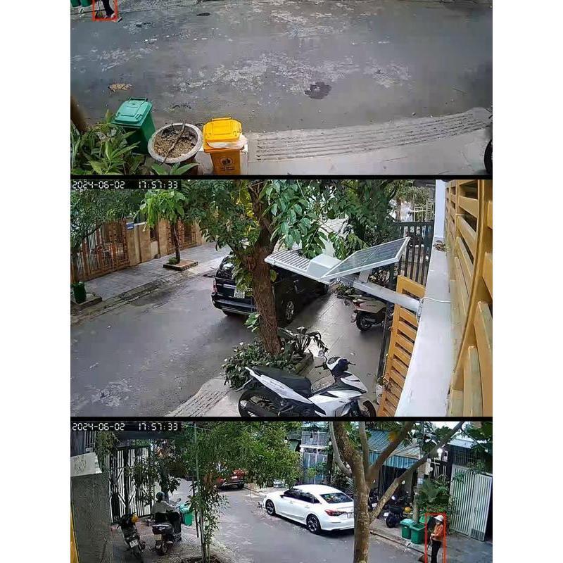 (Lỗi 1 đổi 1) Camera yoosee 4 mắt 3 khung hình độc lập ZOOM 12X độ phân giải 12mpx siêu nét, giám sát ngoài trời chống nước, xem ban đêm có màu - Hàng nhập khẩu