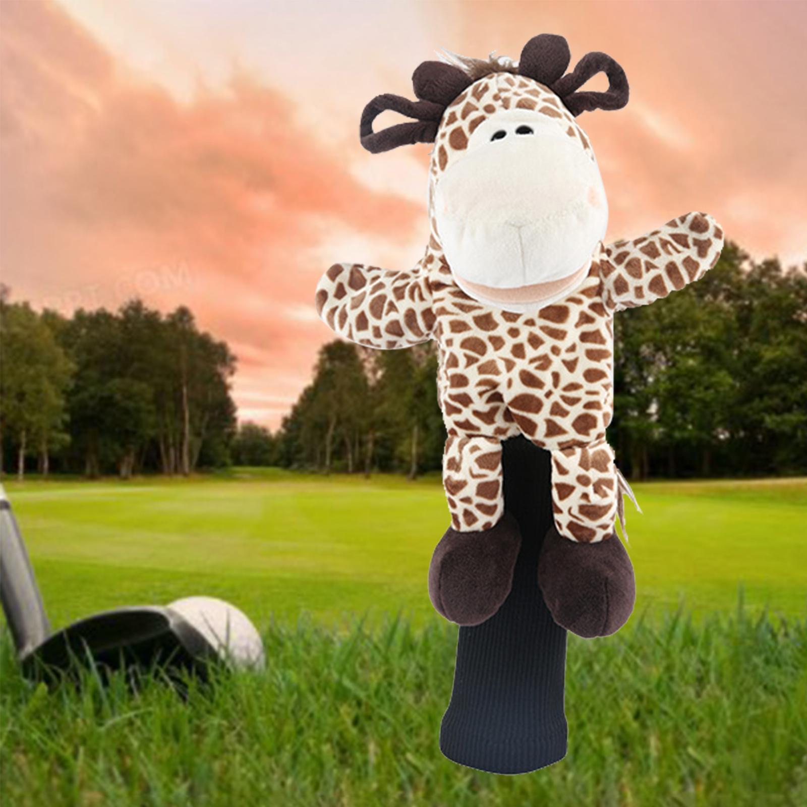 Plush Golf Wood Driver Headcover Golf Club Head Cover Equipment Adults Gift