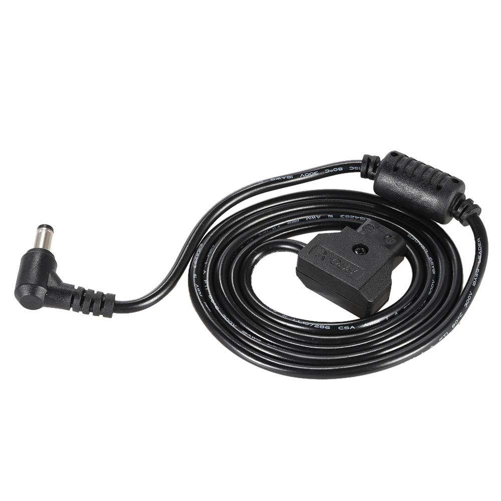 D-Tap 2 Pin Male Connector to DC 5.5 * 2.5mm Plug Power Cord Cable for BMCC BMPC DSLR Rig Power Supply 113cm in Length