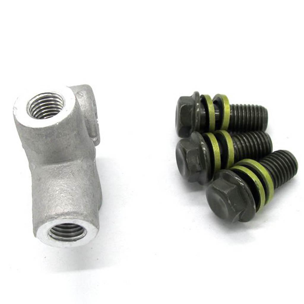 3 Way 10mm Hydraulic Brake Hose Line Adaptor Universal for Moped Dirt Bike