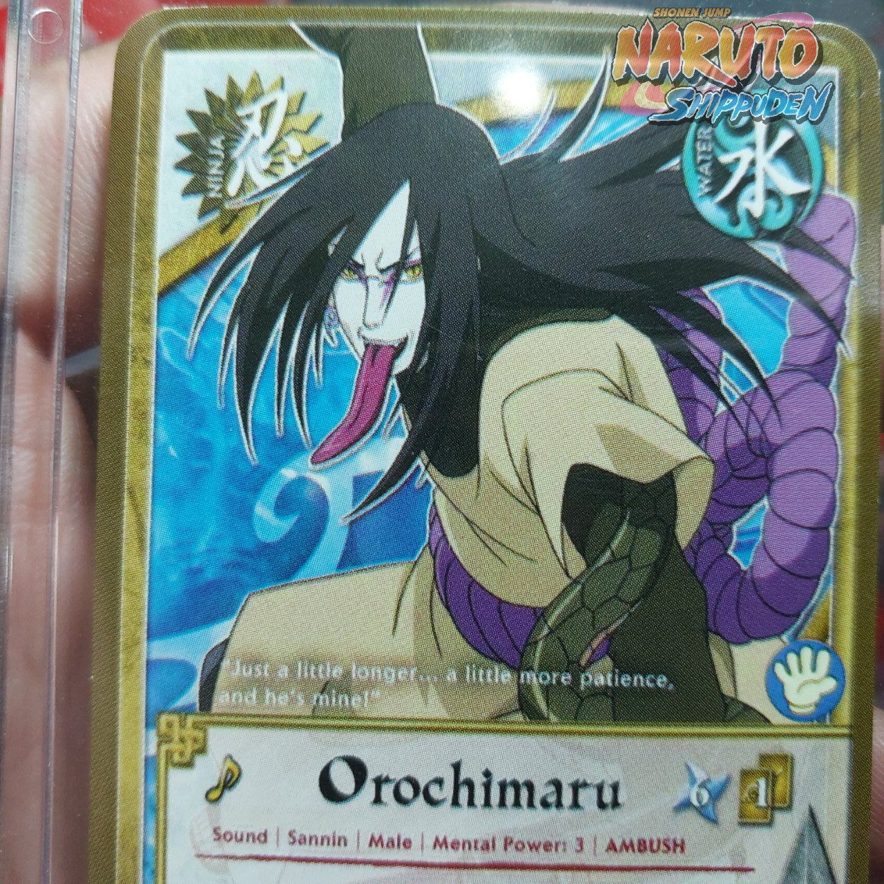 Thẻ Naruto Orochimaru 985 1 trong tam nin rắn Tặng kèm top loader bảo vệ 2054 1 20