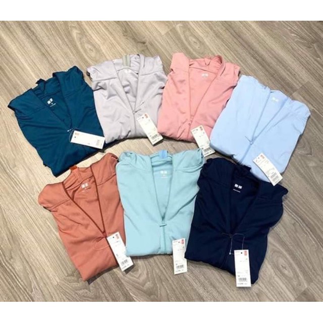 Áo chống nắng nữ dáng ngắn chất liệu thông hơi kim cương mềm, mát