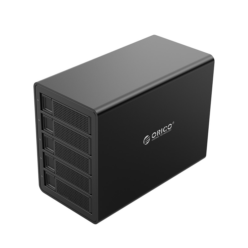 Hộp ổ cứng Orico 3559U3 3.5&quot; 5 khe cắm SATA 3 USB 3.0 Type B - Hàng Chính Hãng - Hàng Chính Hãng