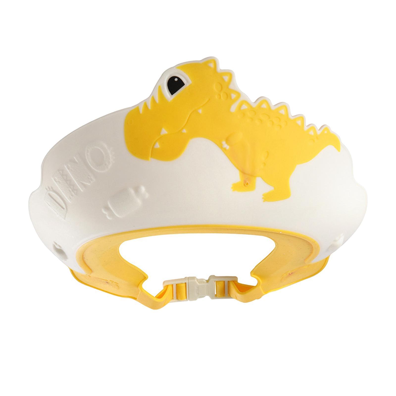 Baby Shower Bath Cap Ear Protection for Boy Girls Kids Baby Yellow