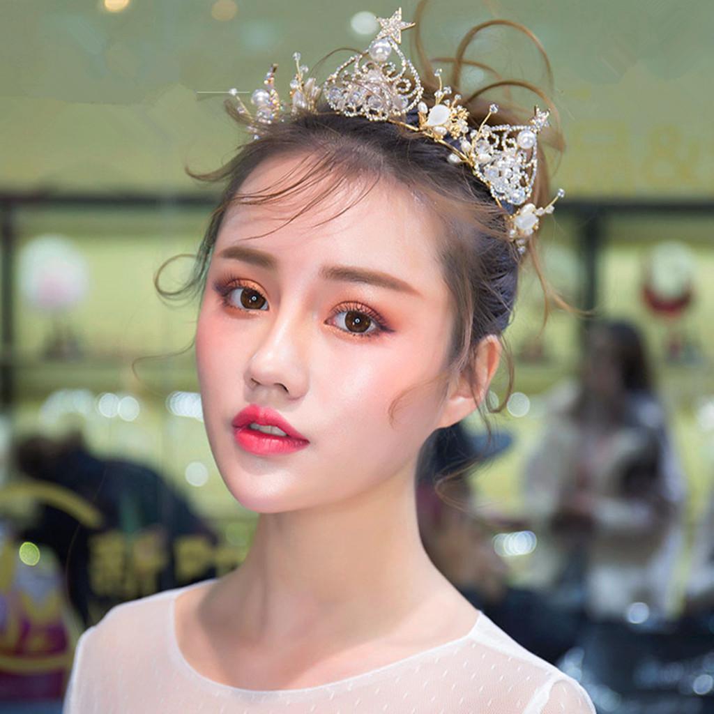 Rhinestone Tiara Crown Exquisite Headband Wedding Bridal Birthday Tiaras