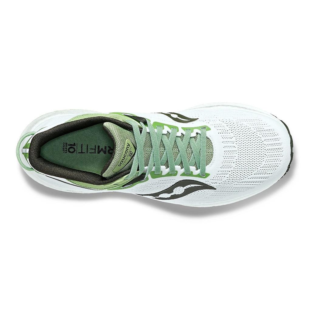 Giày Chạy Bộ Nam Saucony Triumph 21 - White/Umbra