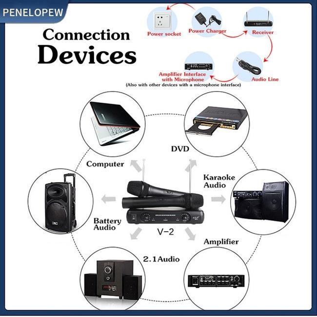 Bộ Micro Không Dây Kết Nối Bluetooth Chuyên Nghiệp Có Màn Hình LCD