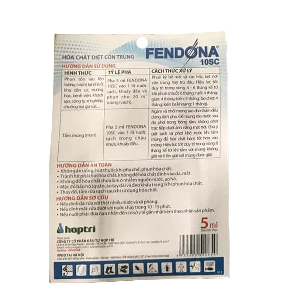 Bẫy diệt côn trùng Fendona 10SC
