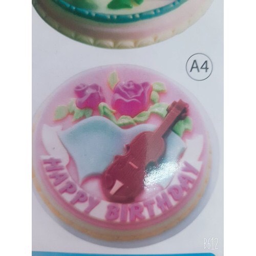 Khuôn Làm Rau Câu Happy Birthday Hình Cây Đàn Đẹp Đẹp Mắt 30CM