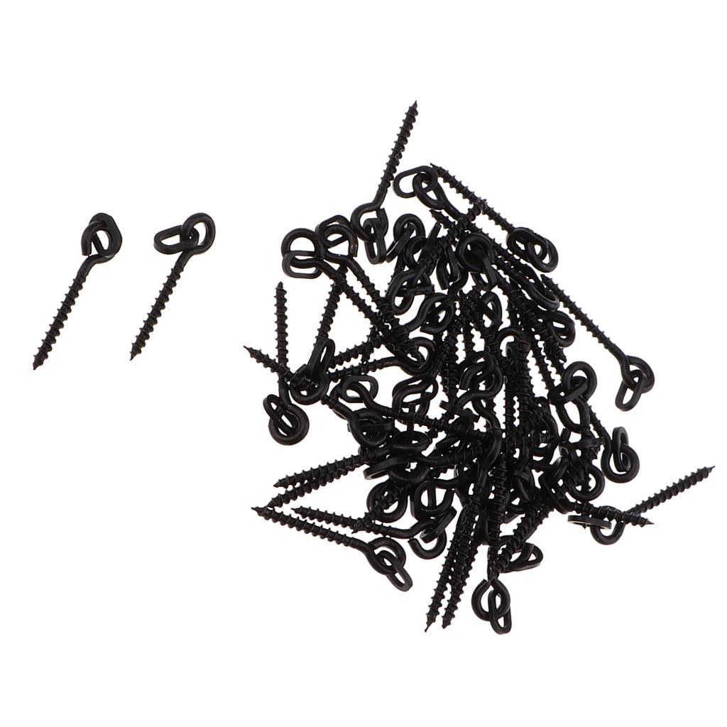 50x Fishing Terminal Rig Carp Boilie Screw