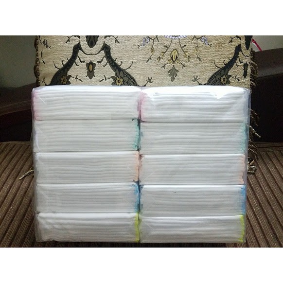 Combo 3 gói khăn sữa 5 lớp cho trẻ sơ sinh con chó trắng 25x27cm