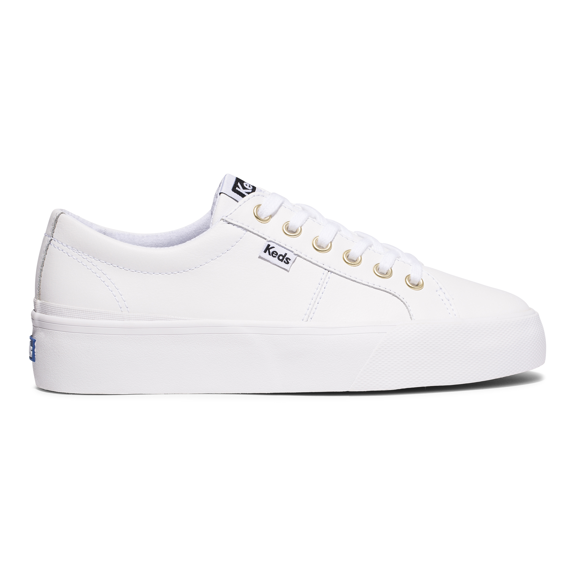 Giày Thể Thao Keds Nữ- Jump Kick Dou Leather White- KD064960