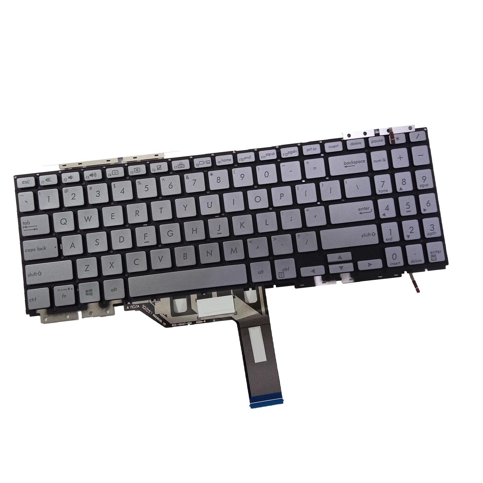 US English Keyboard with Backlit for UX562FD UX562Fdx Parts Components Good Performance Premium Material Durable