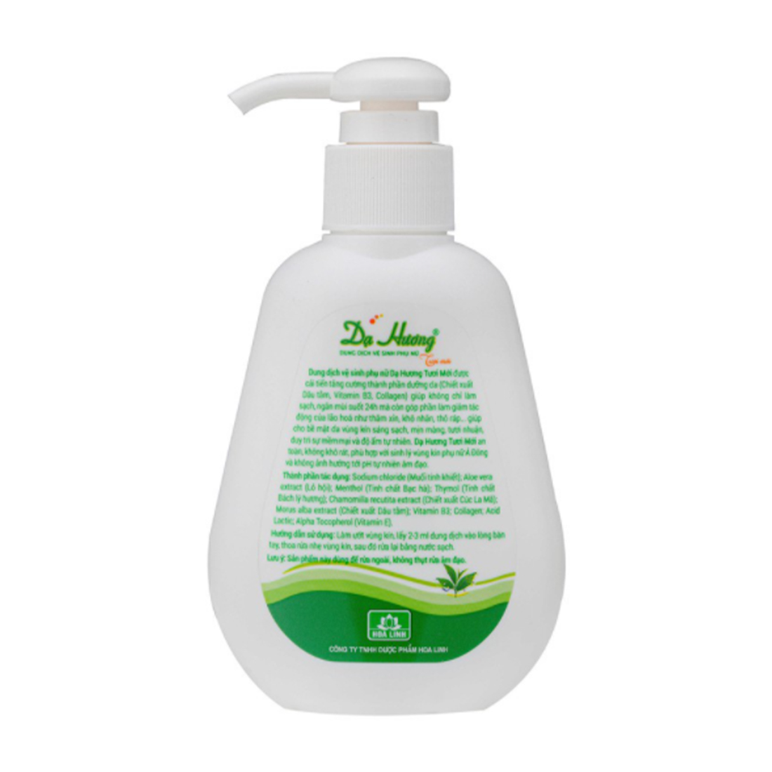 Dung dịch vệ sinh phụ nữ Dạ Hương trà xanh
