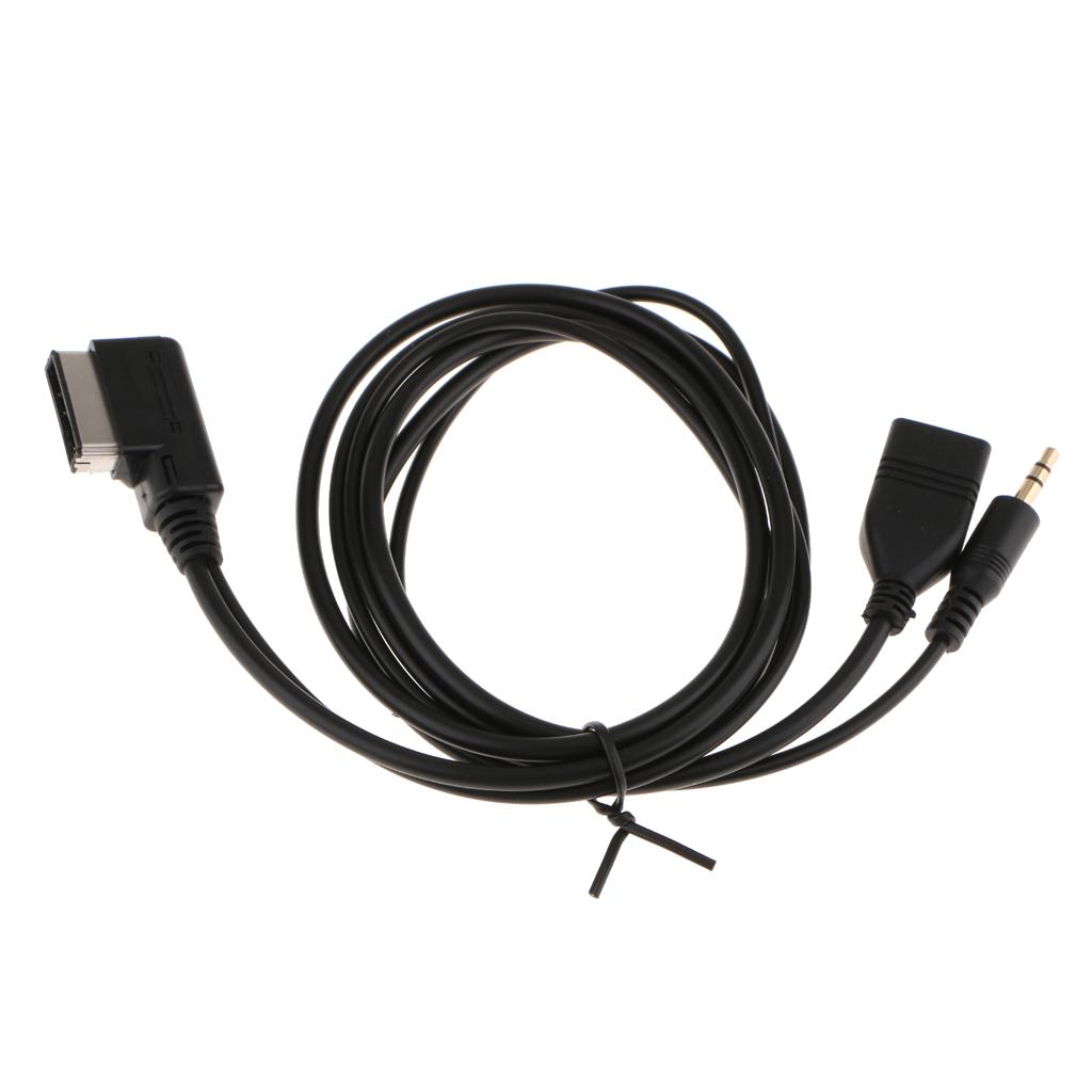 Car AMI Music Interface AUX USB Adapter Cable for Mercedes Benz C63 E200l