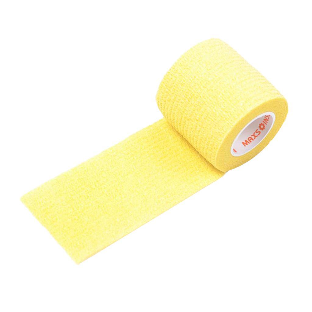 Elastic Sports 5cm Stretchable Self Adheres Bandage Tape Gauze Wrap Roll First Aid Strap for Wrists, Fingers, Ankle, Back, Knee and Other Body Areas