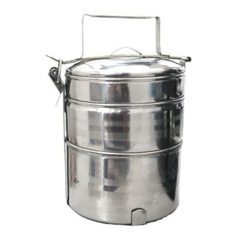 Cặp lồng inox giữ nhiệt 3 ngăn dung tích 1400ml và 2000ml