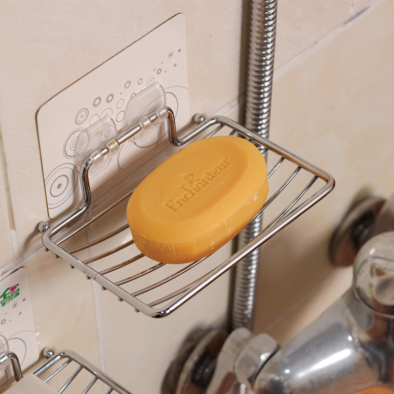 Khay xà bông gắn tường dán hít