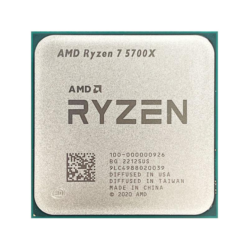 AMD Ryzen 7 5700X R7 5700X 3,4 GHz Bộ xử lý CPU 16 luồng 8 nhân 7NM L3=32M 100-000000926 Ổ cắm AM4
